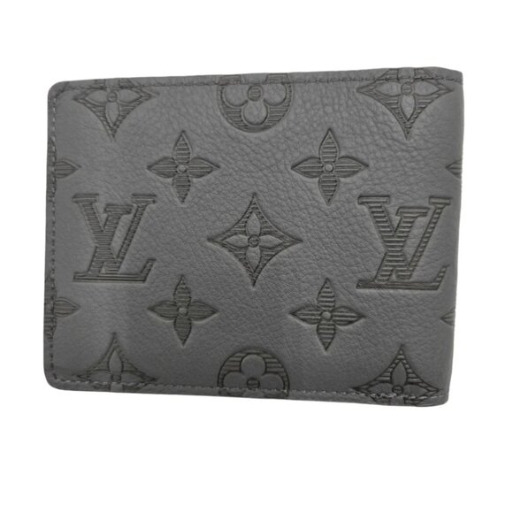 Louis Vuitton Portefeuille Multiple Bi-fold Wallet Monogram Shadow - COA include - Picture 7 of 16